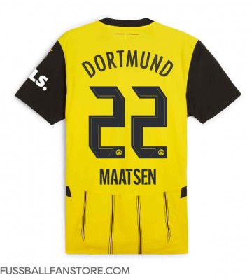 Borussia Dortmund Ian Maatsen #22 Replik Heimtrikot 2024-25 Kurzarm